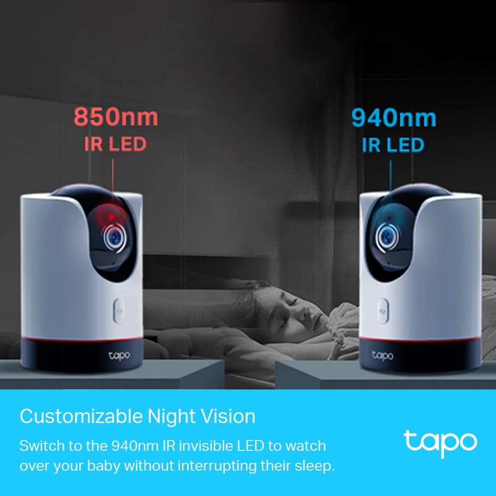 Camara de Seguridad Wifi 6 Motorizada 4MP 2K Tapo C225