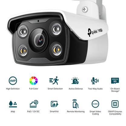 Camara de Seguridad IP Bullet Exterior Full HD 4MP VIGI C340 - alta definición