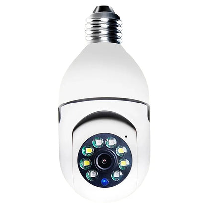 Camara de Seguridad WIFI Tipo Bombilla Motorizada E27 - descripción blanco