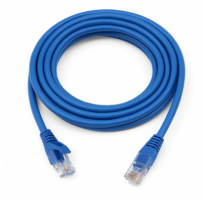 Conecta tus dispositivos con la máxima velocidad y fiabilidad gracias al Cable de Red Cat6 de 2 metros, color azul, con certificación Fluke
