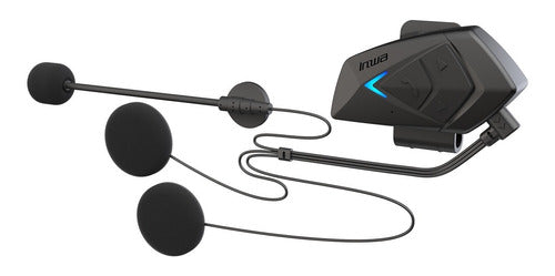 Imagen de Manos Libres Bluetooth Inwa Mz-391 Para Casco De Moto Cable Dispositivos