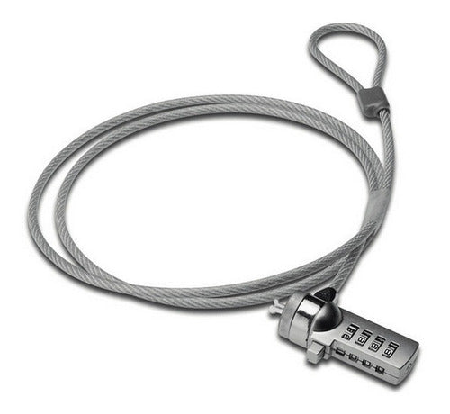 Imagen de Candado De Seguridad Con Clave Xtech Xta 110 Para Notebook Cable