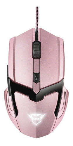 Mouse Gamer Gxt 101 Gav Rosado Cable - botón selección