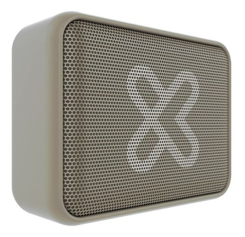 Parlante Bluetooth Kbs-025bg Ipx7 Tws 20hrs Beige - disfruta sonido