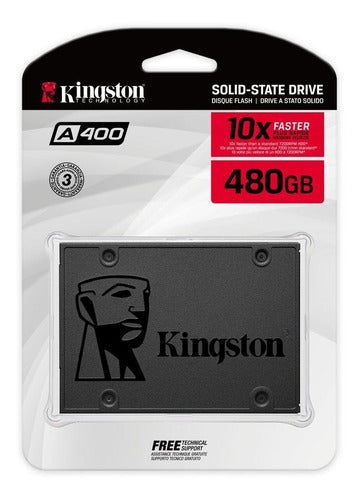 Disco Sólido Ssd 480gb Interno Kingston Sa400s37/480g - disco sólido