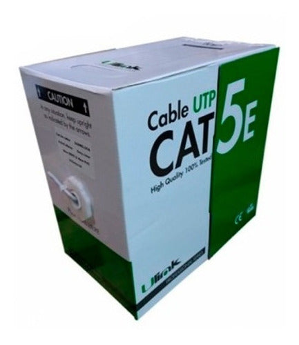 Cable De Red Utp Multifilar Cat5e, 24 Awg Caja 305mts - cable multifilar