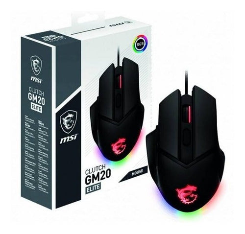Mouse Gamer Msi Clutch Gm20 Elite Usb - elección perfecta