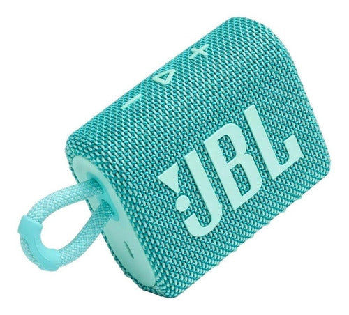 Parlante Jbl Go 3 Portátil Con Bluetooth Waterproof Teal - ofrece sonido