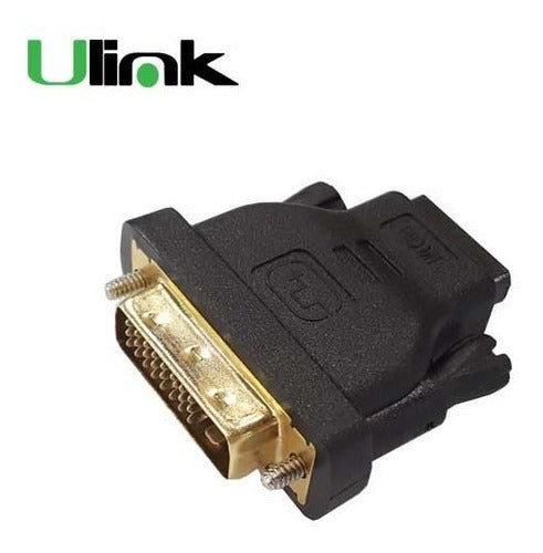 Adaptador Hdmi A Dvi-d 24 + 1 (dual Link) - adaptador hdmi
