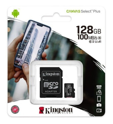 Imagen de Tarjeta De Memoria 128gb Kingston Sdcs2sp Canvas Select Plus Dispositivos