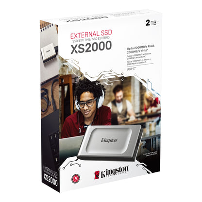 SSD Externo 2TB Portatil Kingston XS2000 USB 3.2