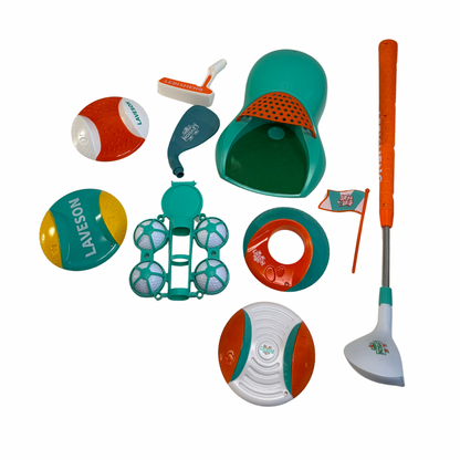 Set de Golf Infantil con Lanzador Automático de Pelotas
