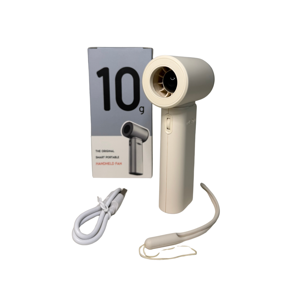 Mini Ventilador Portátil Tipo T Recargable con Pantalla