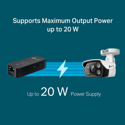 Adaptador Extensor PoE+ Fast Ethernet TL-PoE10E Hasta 250m - dispositivo extiende