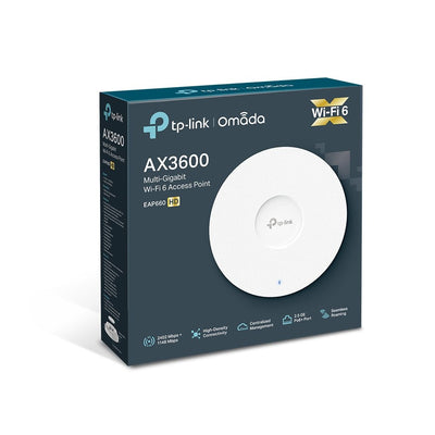 Access Point WiFi 6 TP-Link Omada EAP660 HD AX3600 PoE
