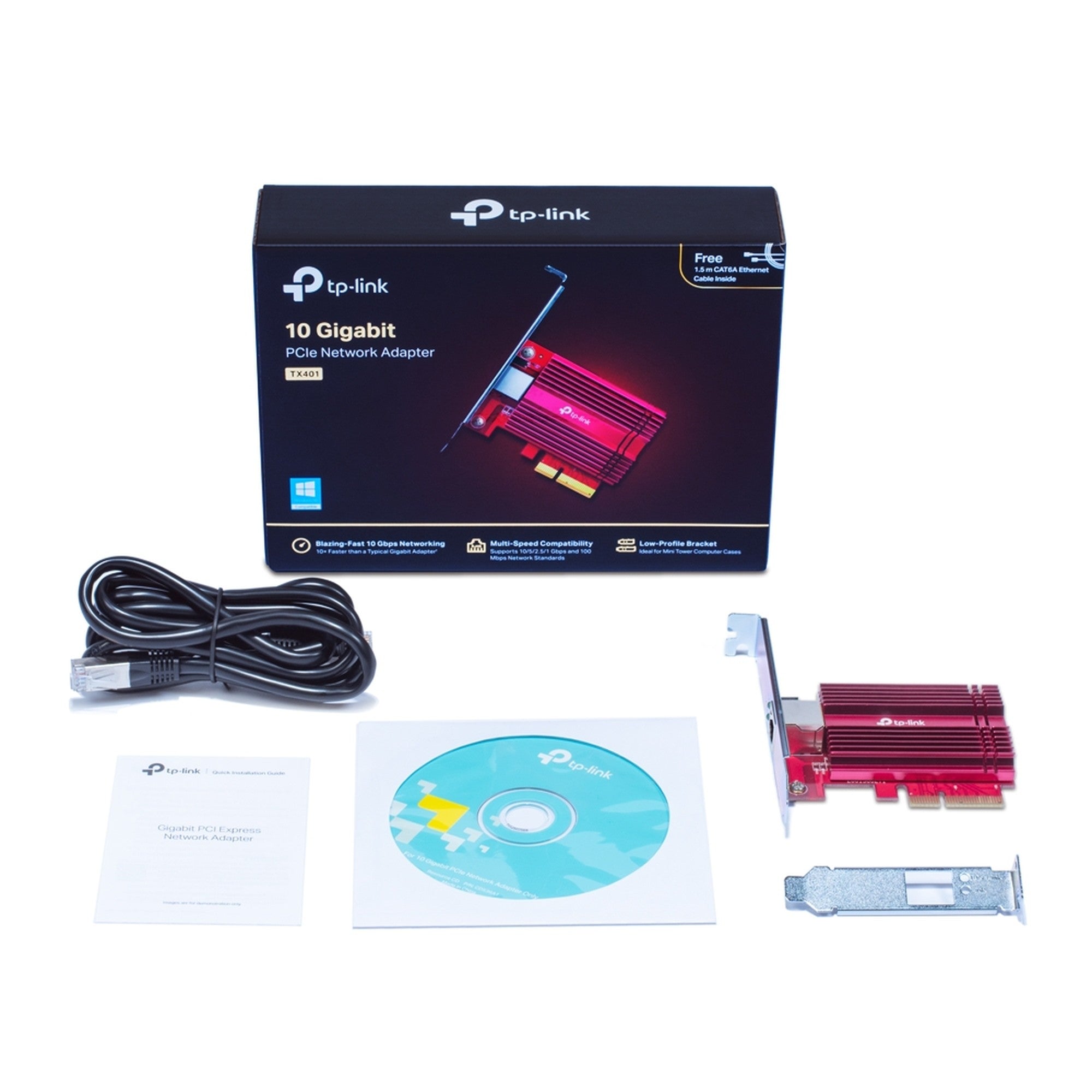 Adaptador de red PCI Express de 10 Gigabit