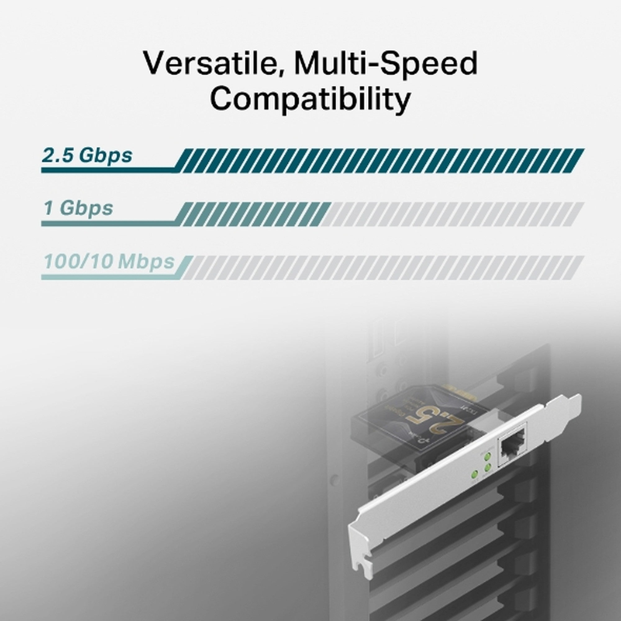 Adaptador de Red PCIe TP - Link TX201 2.5Gbps Ethernet