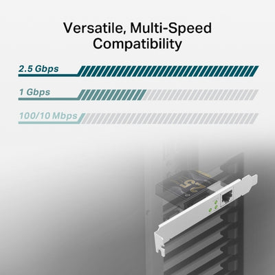 Adaptador de Red PCIe TP - Link TX201 2.5Gbps Ethernet