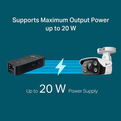 Adaptador Extensor PoE+ Fast Ethernet TL - PoE10E Hasta 250m