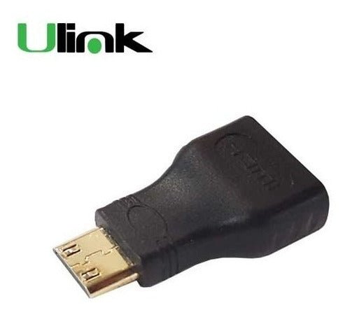 Adaptador Mini Hdmi Macho A Hdmi Hembra / Alta Calidad