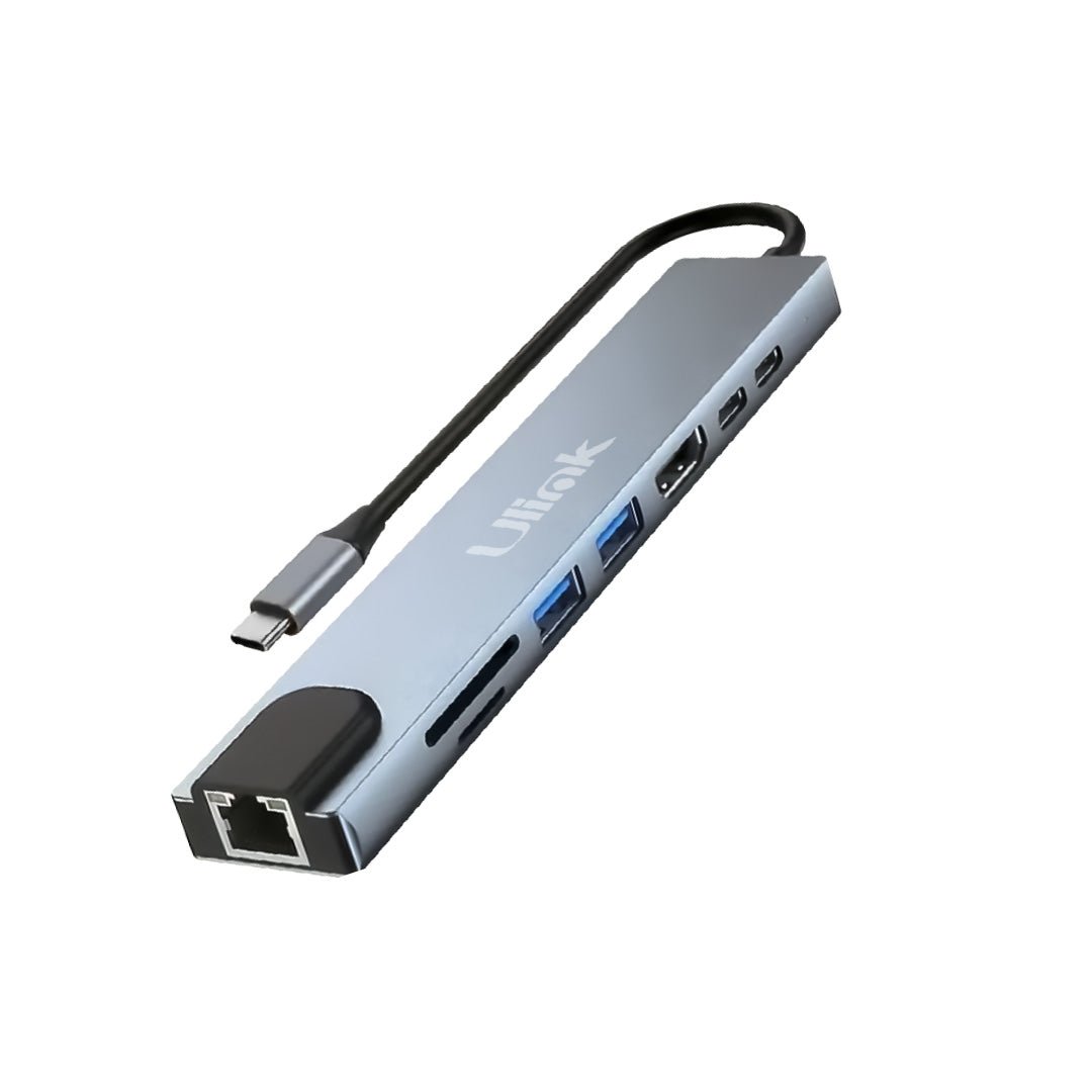 Adaptador Multipuerto USB - C 8 en 1 Ulink UL - ADC804