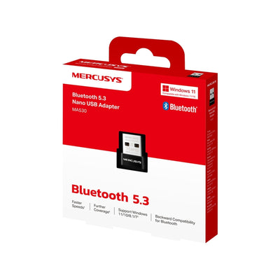 Adaptador Nano USB Bluetooth 5.3 Mercusys MA530 para PC