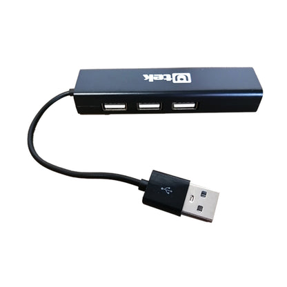 Adaptador USB 2.0 a RJ45 con Hub 3 Puertos LAN Ethernet