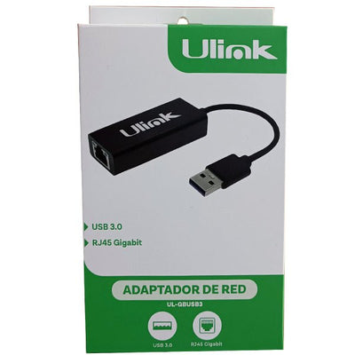 Adaptador USB 3.0 a Gigabit Ethernet 1000Mbps UL - GBUSB3ULINKItems Digital Spa – Tecnología, Hogar y Fitness en un solo lugar