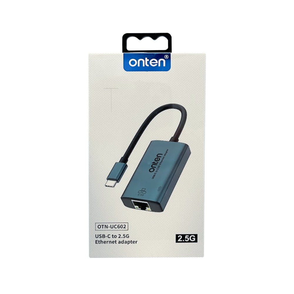 Adaptador USB - C a Ethernet 2.5G RJ45 OTN - UC602 Aluminio