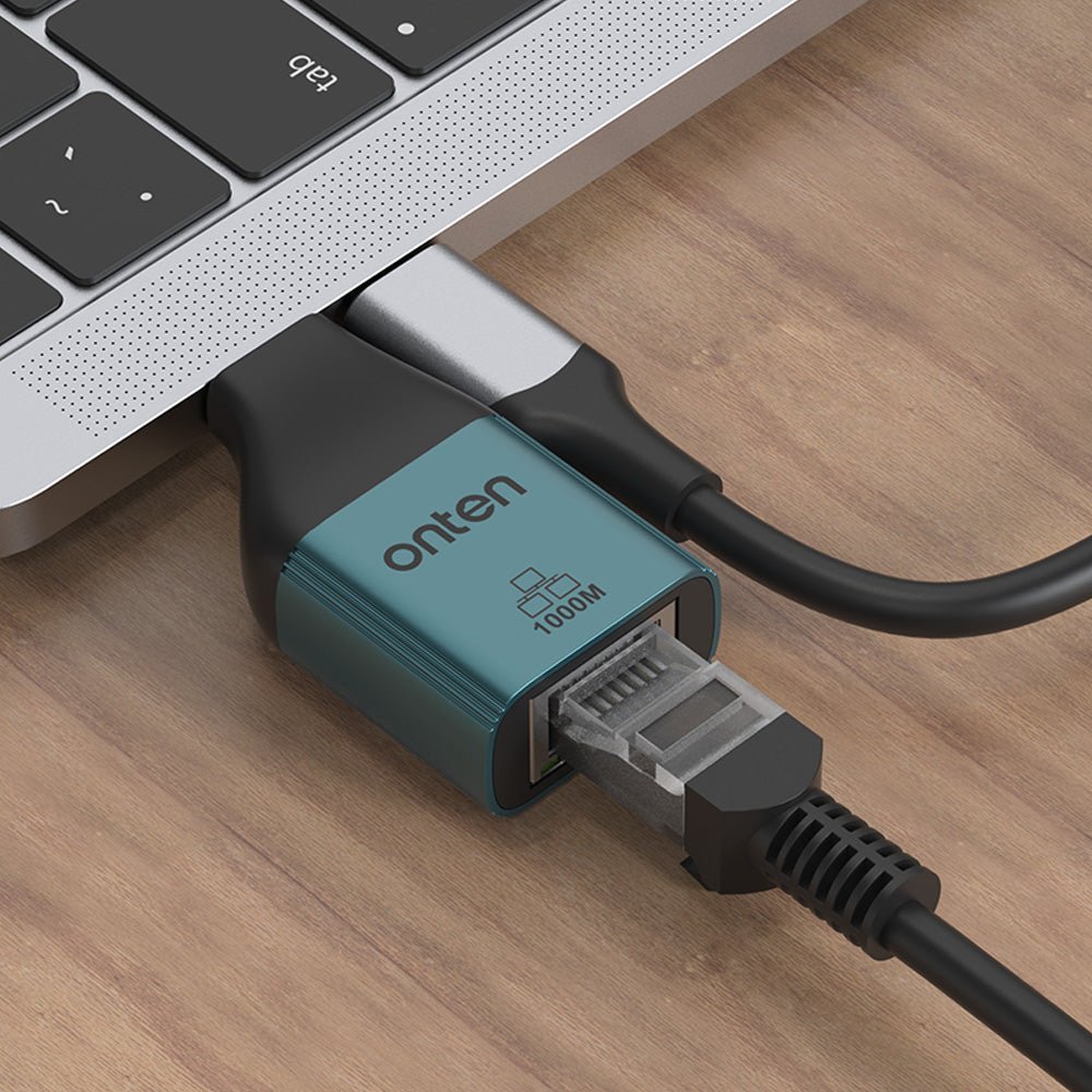 Adaptador USB - C a Ethernet Gigabit OTN - UC101OntenItems Digital Spa – Tecnología, Hogar y Fitness en un solo lugar