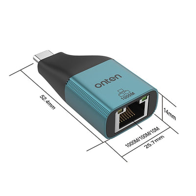 Adaptador USB - C a Ethernet Gigabit OTN - UC101OntenItems Digital Spa – Tecnología, Hogar y Fitness en un solo lugar