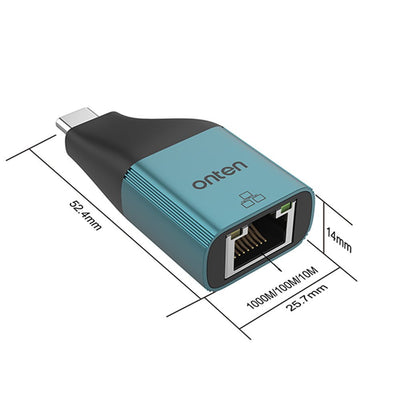 Adaptador USB - C a Ethernet RJ45 100Mbps OTN - UC101HOntenItems Digital Spa – Tecnología, Hogar y Fitness en un solo lugar