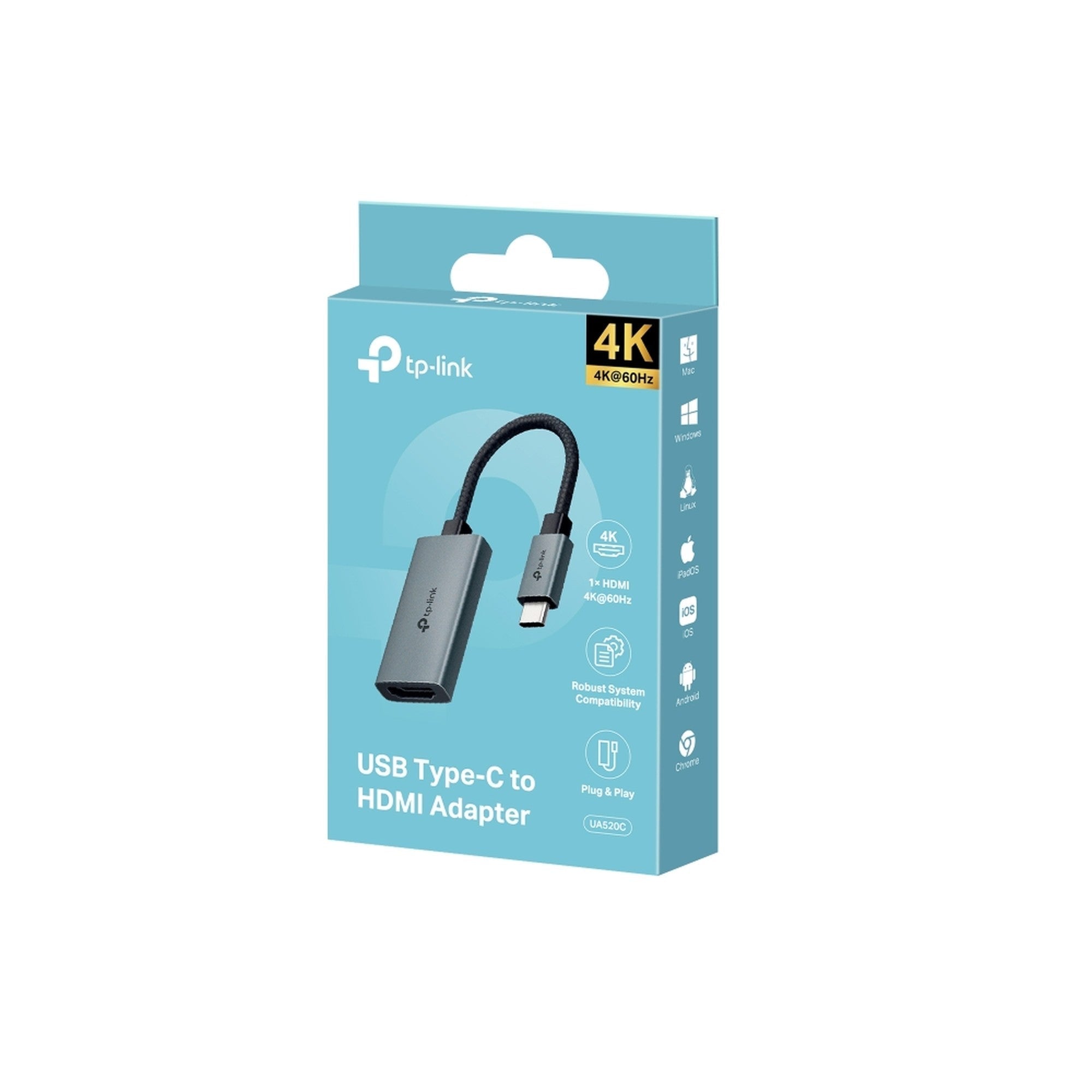 Adaptador USB - C a HDMI 4K UA520C Plug & Play