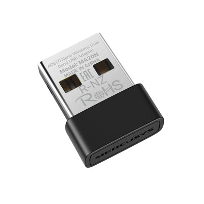 Adaptador WiFi USB Nano MA20N Mercusys Doble Banda