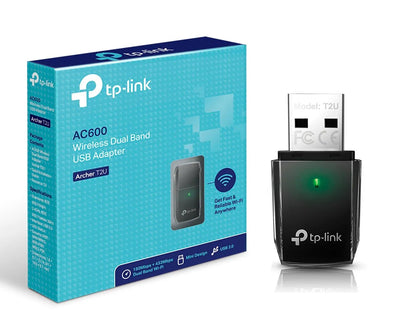 Adaptador Wifi USB TP-Link Archer Dual Band T2U AC600