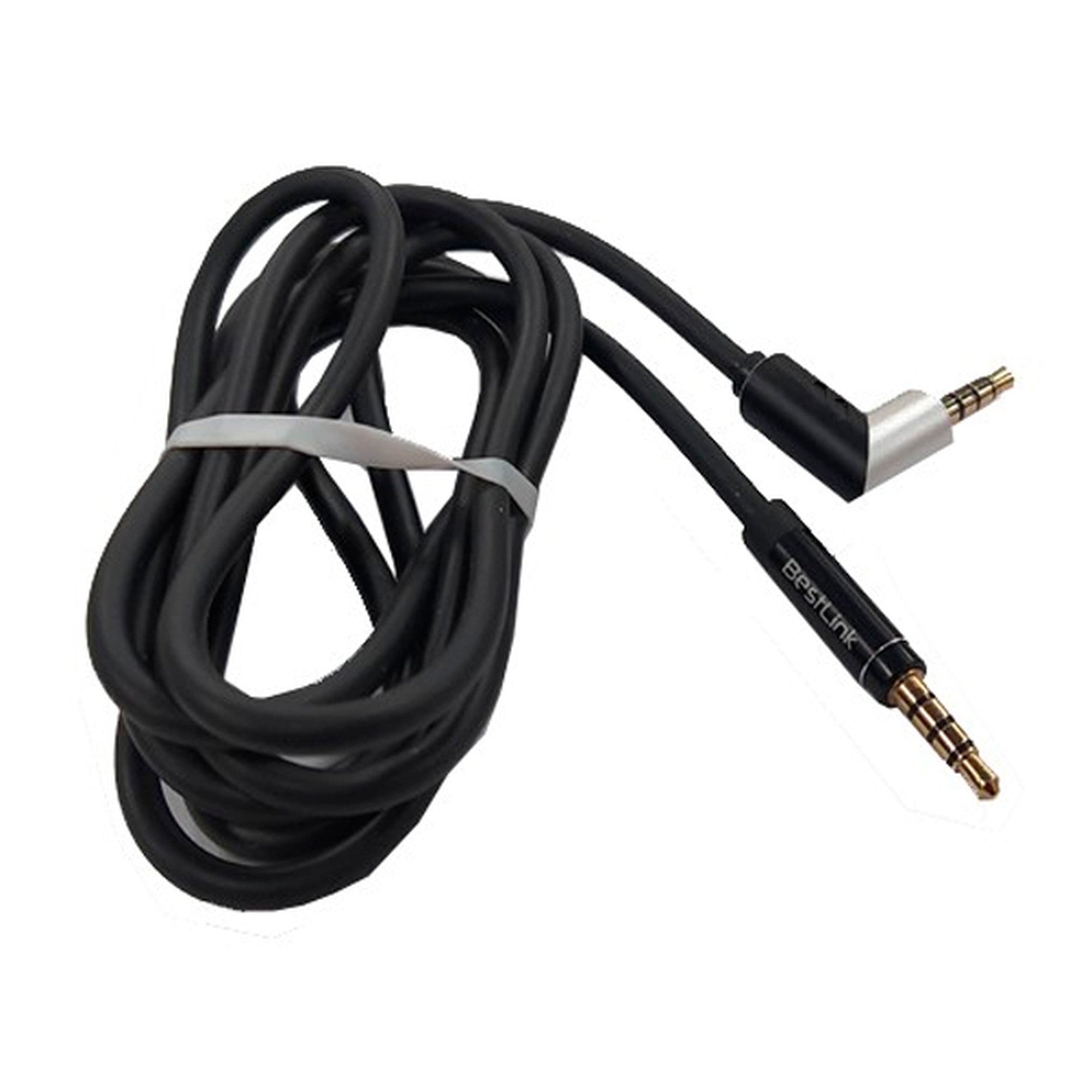 Cable de Audio Auxiliar Macho a Macho con Rotación 1.5Mts - calidad sonido