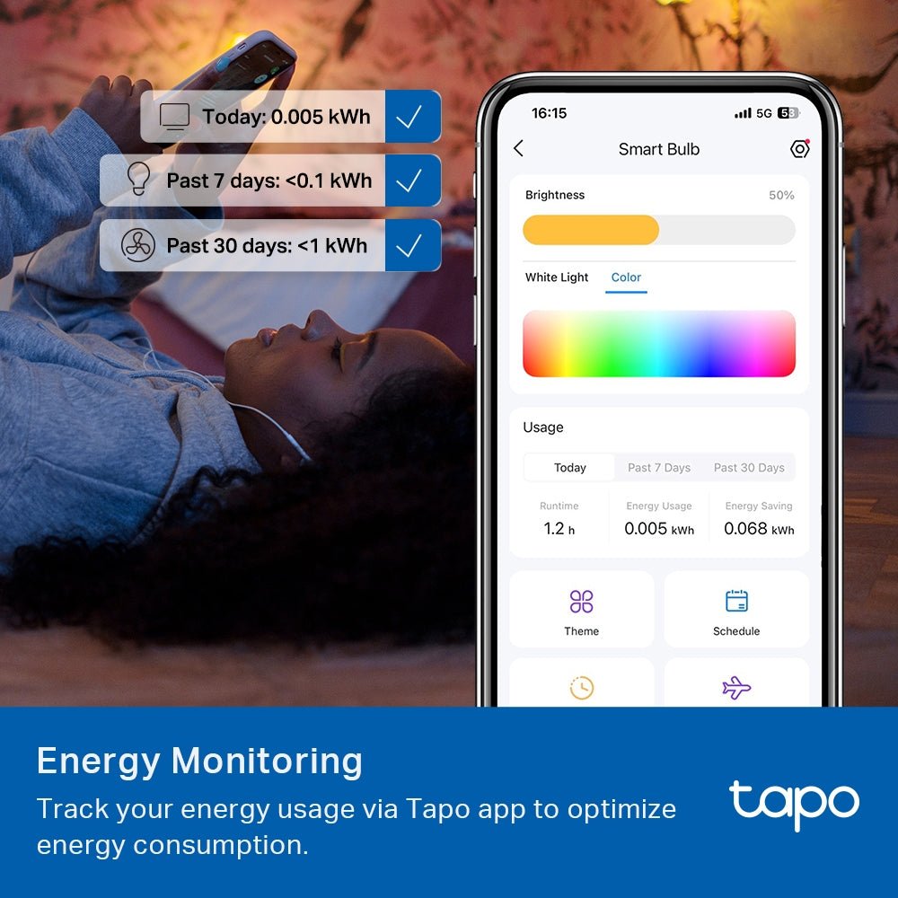 Ampolleta Inteligente TP-Link Tapo L535E WiFi Matter RGB