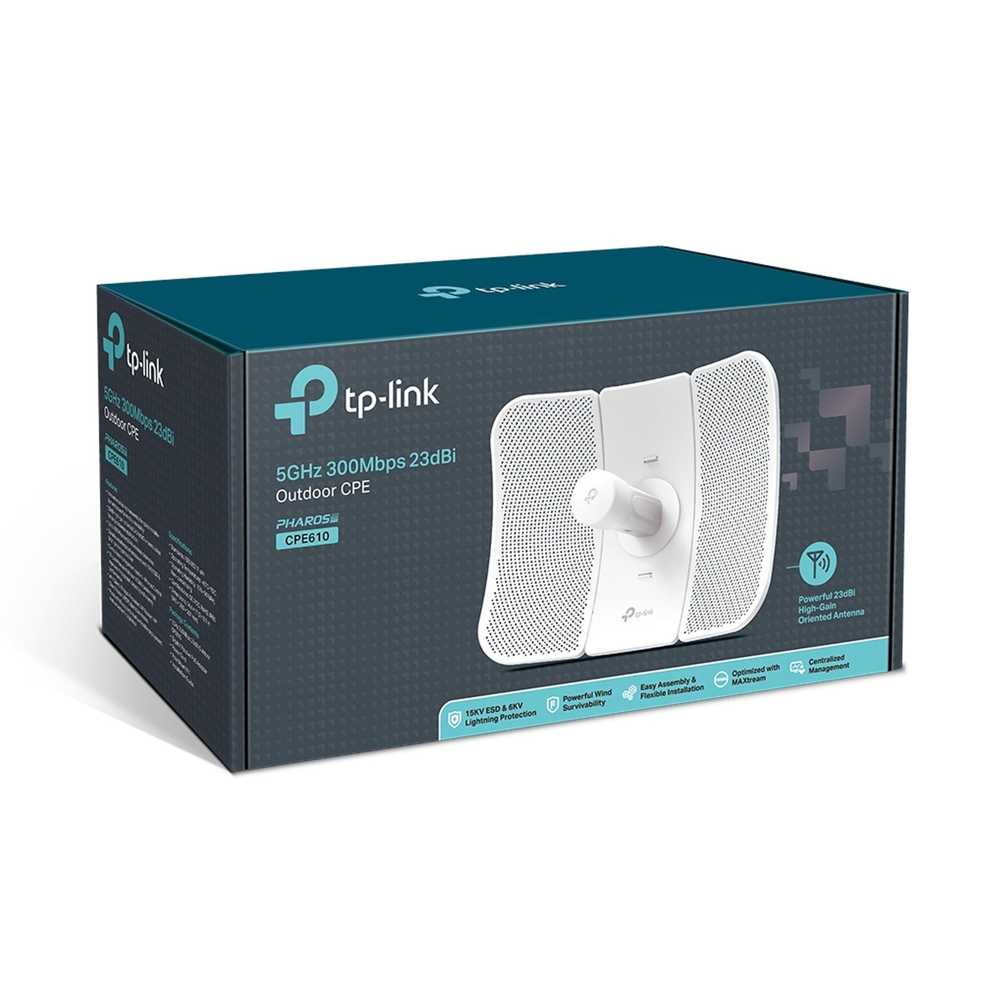 Antena Direccional 5GHz 23dBi Exterior TP-Link CPE610