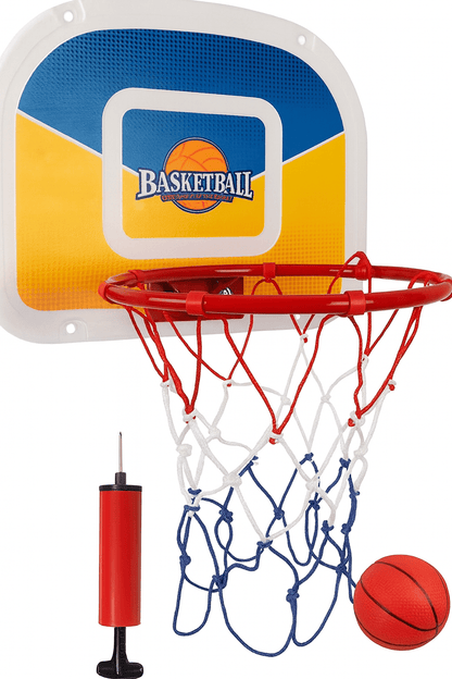 Aro de Baloncesto con Tablero Incluye Balón y Bomba 44x33cm