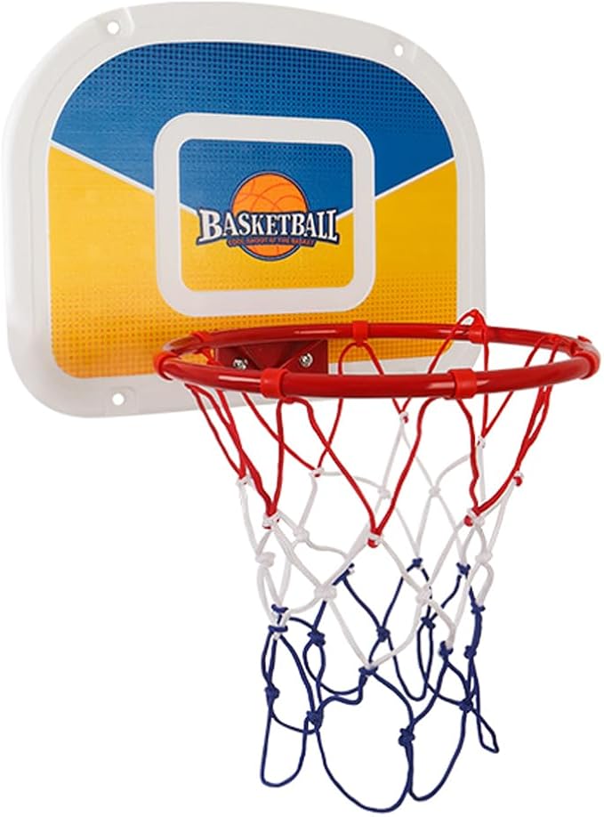 Aro de Baloncesto con Tablero Incluye Balón y Bomba 44x33cm