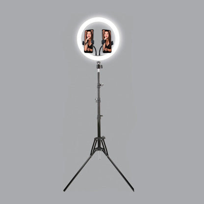 Aro de Luz 12" con Soporte Tripode y Doble soporte para Tele Usb