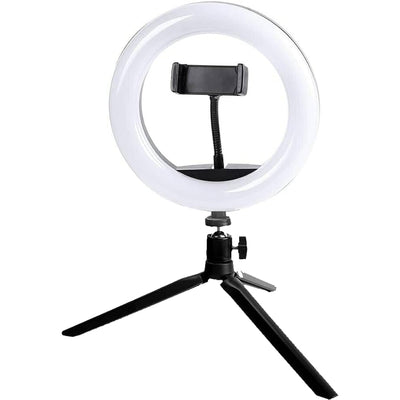Aro de Luz de 8" con Soporte Tripode para Mesas