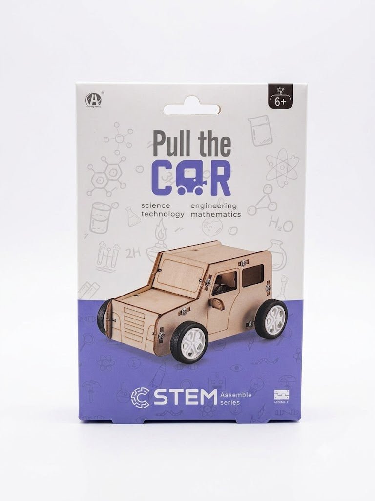 Auto de Madera Armable Juguete Educativo STEM 3D