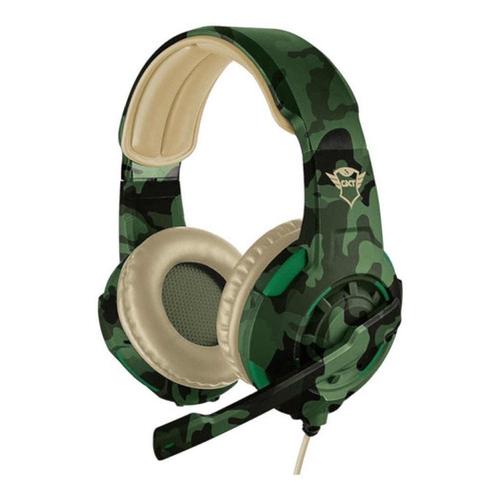 Audífonos Gamer Trust Radius Gxt 310 Jungle Camo - experimenta adrenalina