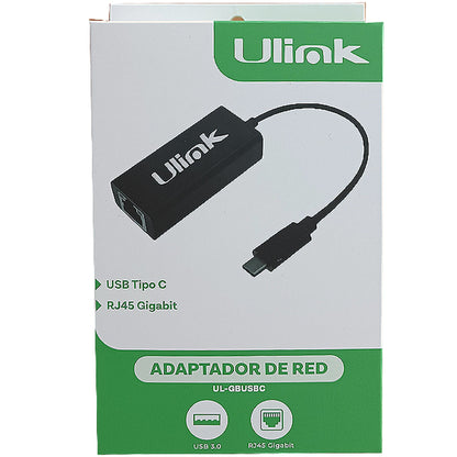 Adaptador Usb Tipo C 3.0 A Red Rj45 Gigabit Compatible Mac Y - adaptador gigabit