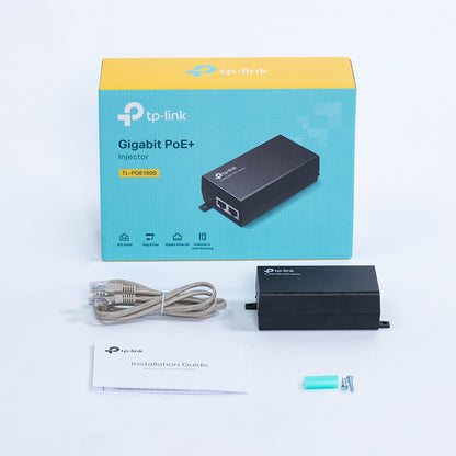 Adaptador Inyector PoE+ Gigabit TL-POE160S - puertos gigabit