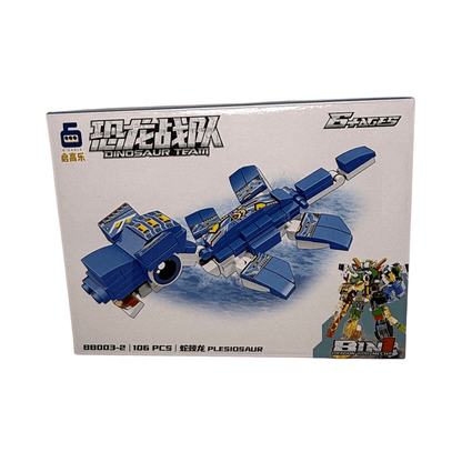 Bloques de Construcción Dinosaurio Transformer 8 en 1