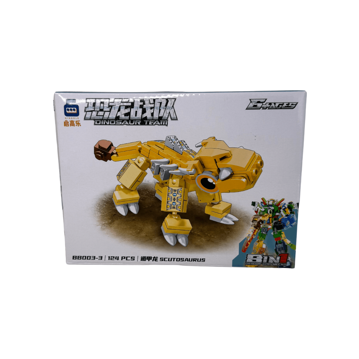 Bloques de Construcción Dinosaurio Transformer 8 en 1