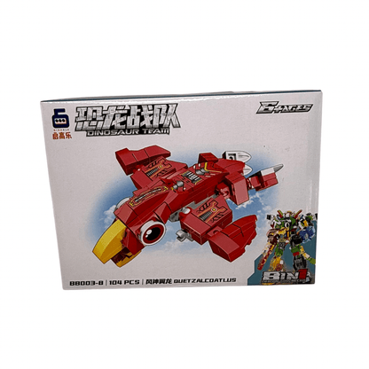 Bloques de Construcción Dinosaurio Transformer 8 en 1