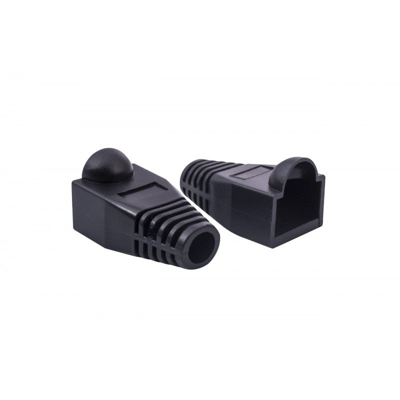 Imagen de Capuchones para RJ45 Negros X100 unidades